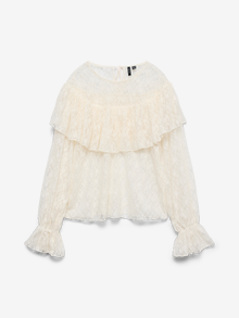 Vero Moda VMLOULOU Top -Cloud Dancer - 10336722