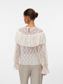 Vero Moda VMLOULOU Top -Cloud Dancer - 10336722