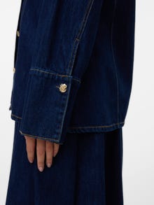 Vero Moda VMNIKKA Denim shirt -Dark Blue Denim - 10336827