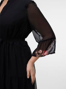Vero Moda VMULRIKKE Długa sukienka -Black - 10336910