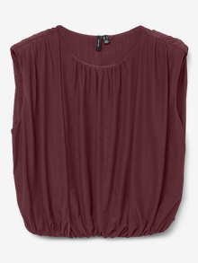 Vero Moda VMSIMONE Top -Tawny Port - 10336927
