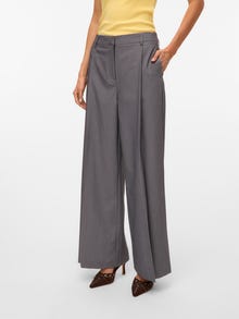 Vero Moda VMTRINE Tailored Trousers -Medium Grey Melange - 10336954