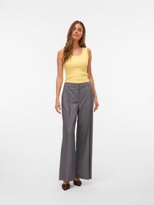 Vero Moda VMTRINE Tailored Trousers -Medium Grey Melange - 10336954