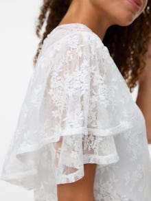 Vero Moda Õhuline lõige Ümmargune kaelus Top -Cloud Dancer - 10336991