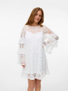 Vero Moda VMCELINE Kort kjole -Cloud Dancer - 10336993