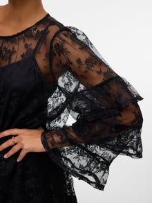 Vero Moda VMCELINE Kort klänning -Black - 10336993