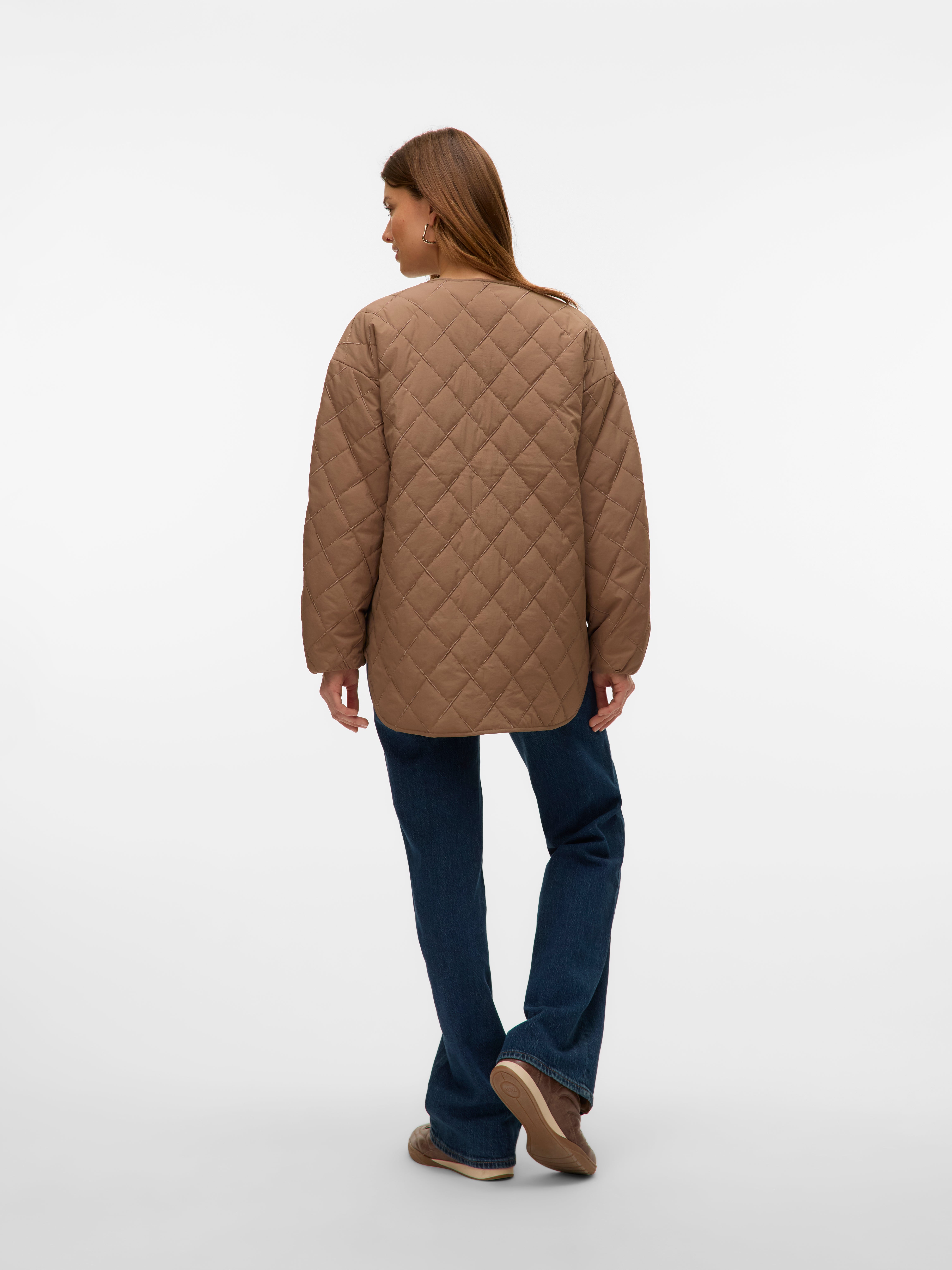 VMSUNNY Quilted Jacket | Light Brown | Vero Moda®