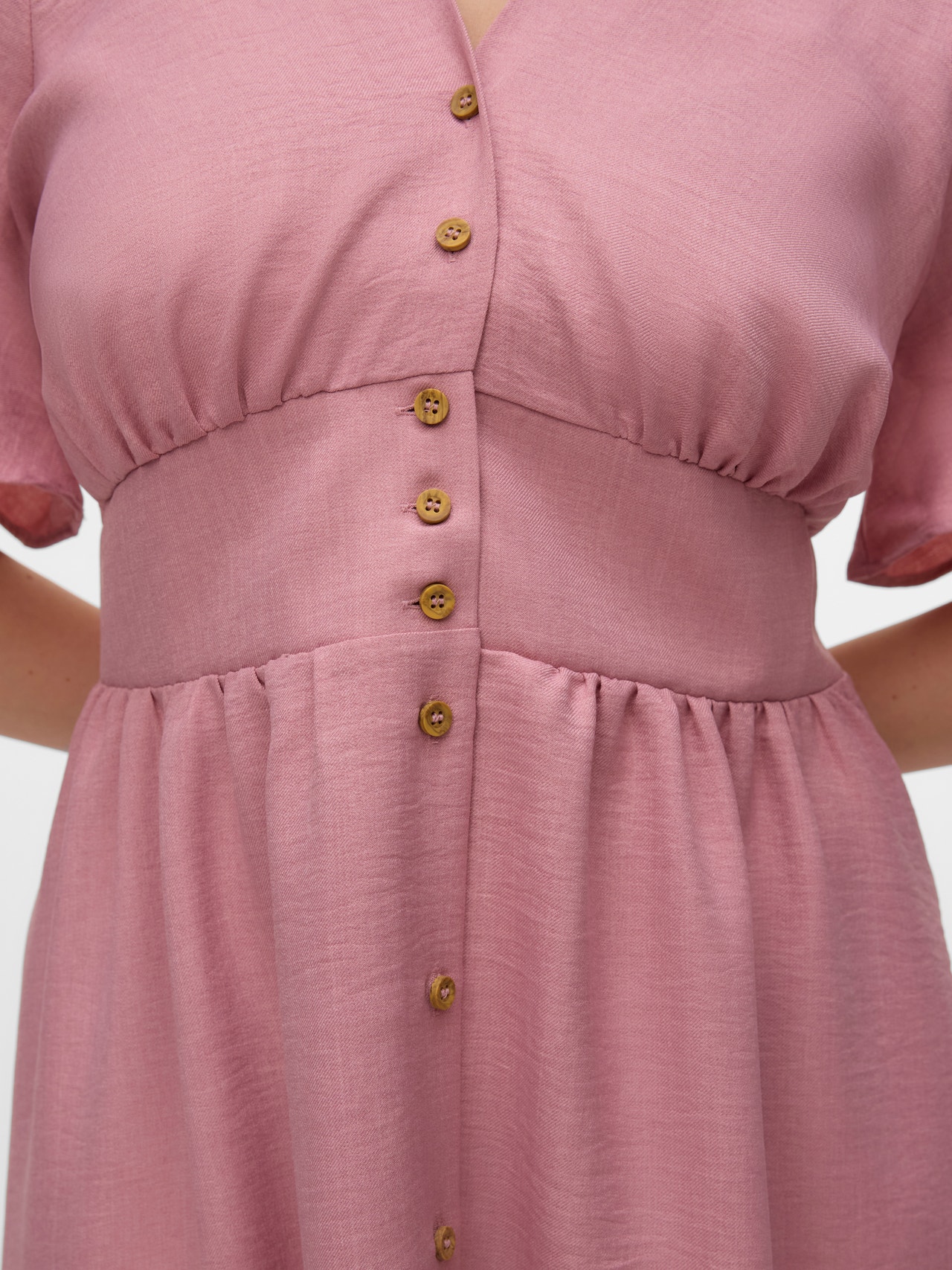 Vero Moda VMCMELANEY Midikjole -Nostalgia Rose - 10337076