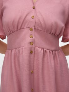 Vero Moda VMCMELANEY Midikjole -Nostalgia Rose - 10337076