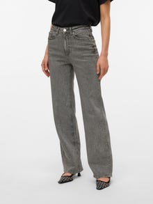 Vero Moda VMTESSA Taille haute Wide Leg Fit Jeans -Medium Grey Denim - 10337096