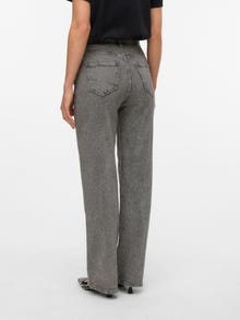 Vero Moda VMTESSA Taille haute Wide Leg Fit Jeans -Medium Grey Denim - 10337096