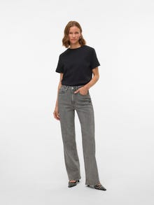 Vero Moda VMTESSA Taille haute Wide Leg Fit Jeans -Medium Grey Denim - 10337096