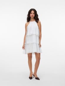 Vero Moda VMCHLOE Trumpa suknelė -Snow White - 10337099