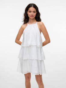 Vero Moda VMCHLOE Trumpa suknelė -Snow White - 10337099