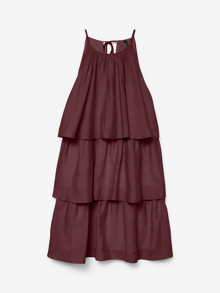 Vero Moda VMCHLOE Short dress -Tawny Port - 10337099