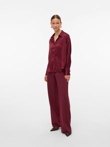 Vero Moda SNEMILY Paidat -Tawny Port - 10337123