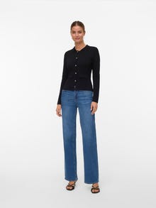 Vero Moda VMELISE Pletena jopica -Black - 10337126
