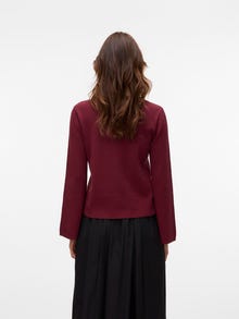 Vero Moda VMHANNA Cardigan in Maglia -Tawny Port - 10337127