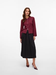 Vero Moda VMHANNA Cardigan in Maglia -Tawny Port - 10337127