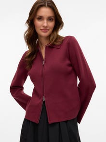 Vero Moda VMHANNA Cardigan in Maglia -Tawny Port - 10337127