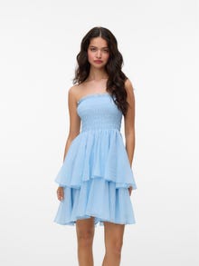 Vero Moda SNRUBY Kurzes Kleid -Cashmere Blue - 10337139