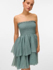Vero Moda SNRUBY Short dress -Chinois Green - 10337139