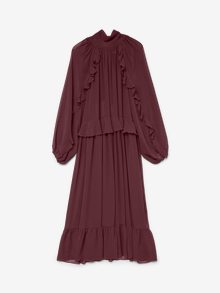 Vero Moda VMADDISON Midi dress -Tawny Port - 10337140