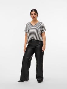 Vero Moda VMCTESSA High rise Trousers -Black - 10337146