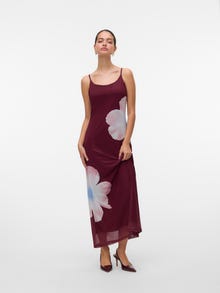 Vero Moda VMLIA Long dress -Tawny Port - 10337149