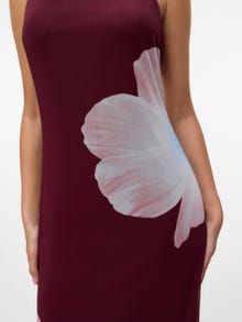 Vero Moda VMLIA Long dress -Tawny Port - 10337149
