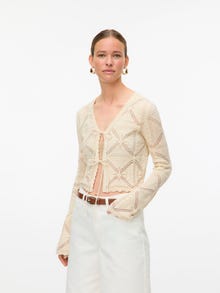 Vero Moda VMLOLA Knit Cardigan -Birch - 10337188