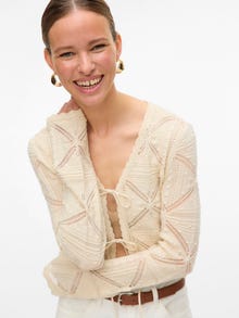 Vero Moda VMLOLA Knit Cardigan -Birch - 10337188