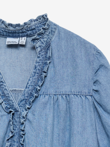 Vero Moda VMROSA Vestito corto -Light Blue Denim - 10337189