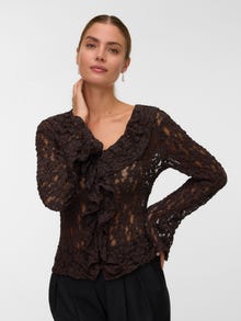 Vero Moda AWKIENNA Palaidinės -Chocolate Torte - 10337560