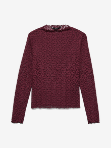 Vero Moda VMGINA Top -Tawny Port - 10337572