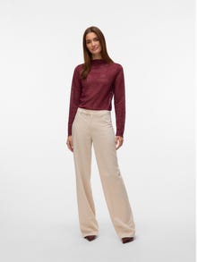 Vero Moda VMGINA Top -Tawny Port - 10337572