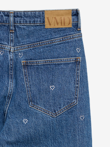 Vero Moda VMTESSA Taille haute Wide Leg Fit Jeans -Medium Blue Denim - 10337611
