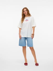 Vero Moda VMHAILEY T-shirt -Snow White - 10337723