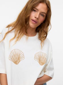 Vero Moda VMHAILEY T-shirts -Snow White - 10337723