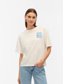 Vero Moda VMTRINE T-Shirt -Cloud Dancer - 10337725
