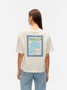 Vero Moda VMTRINE T-Shirt -Cloud Dancer - 10337725