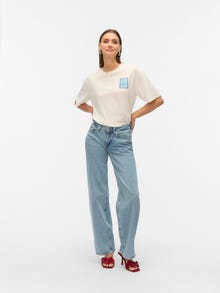 Vero Moda VMTRINE T-Shirt -Cloud Dancer - 10337725