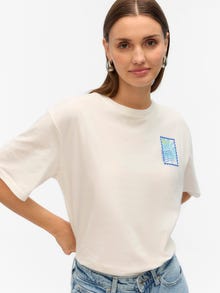 Vero Moda VMTRINE T-Shirt -Cloud Dancer - 10337725