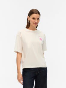 Vero Moda VMTRINE T-Shirt -Cloud Dancer - 10337725
