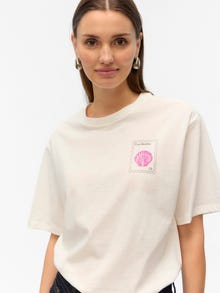 Vero Moda VMTRINE T-Shirt -Cloud Dancer - 10337725