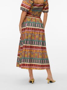 Vero Moda VMTRUELY Hohe Taille Langer Rock -Cloud Dancer - 10337726