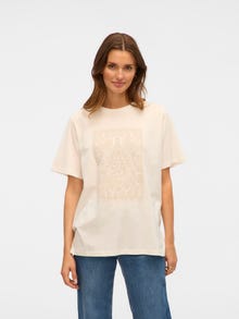 Vero Moda VMTAMMI T-Shirt -Cloud Dancer - 10337727