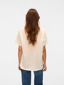 Vero Moda VMTAMMI T-Shirt -Cloud Dancer - 10337727