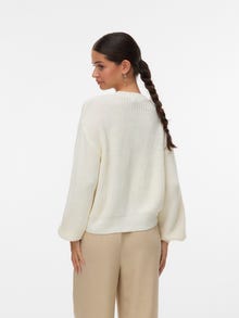Vero Moda VMLEA Knit Cardigan -Cloud Dancer - 10337797