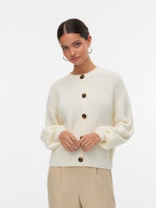 Vero Moda VMLEA Knit Cardigan -Cloud Dancer - 10337797